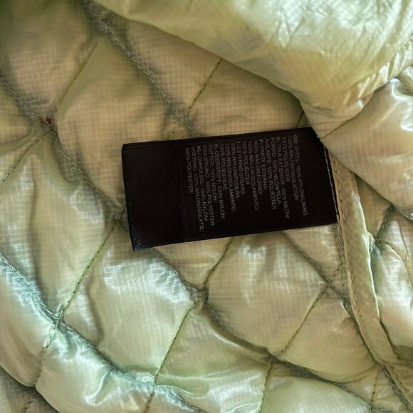 The North Face Thermoball Insulated Quilted Puffer Vest Turquoise Size Small - Picture 9 of 9